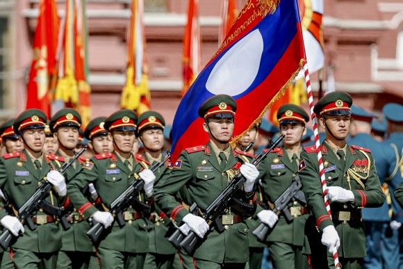 Laos parada Moskwa