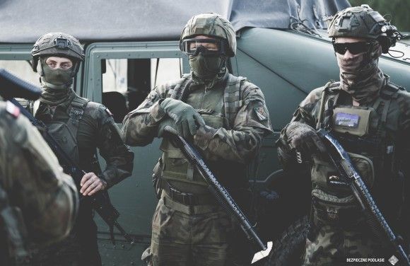 16. DZ, strzelba gładkolufowa, Wojsko Polskie Granica