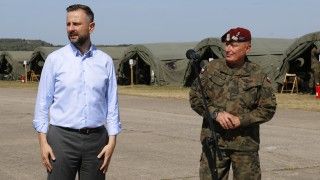 Wicepremier, szef MON Władysław Kosiniak-Kamysz, dowódca generalny gen. broni Marek Sokołowski