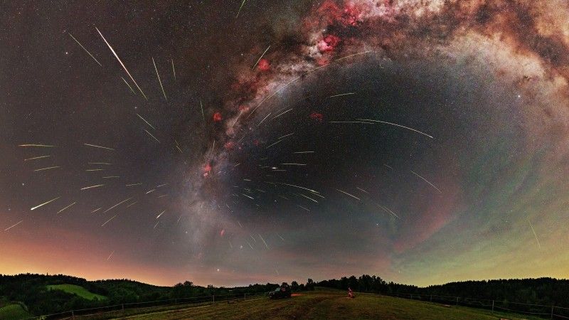 Zdjęcie, wykonane w sierpniu ubiegłego roku w Bieszczadach, otrzymało tytuł Astronomy Picture of the Day (APOD) NASA we wtorek 12 sierpnia.