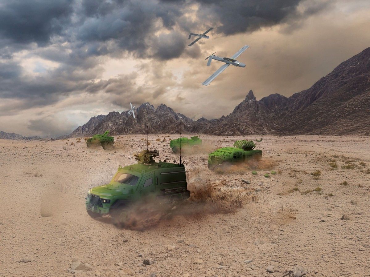 Polski pluton bezzałogowy demonstrowany parlamentarzystom NATO