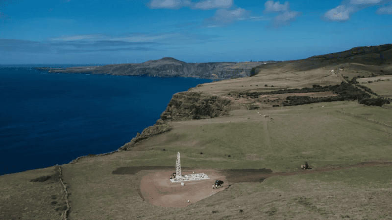 Powstający kosmodrom w Portugalii na Azorach.
