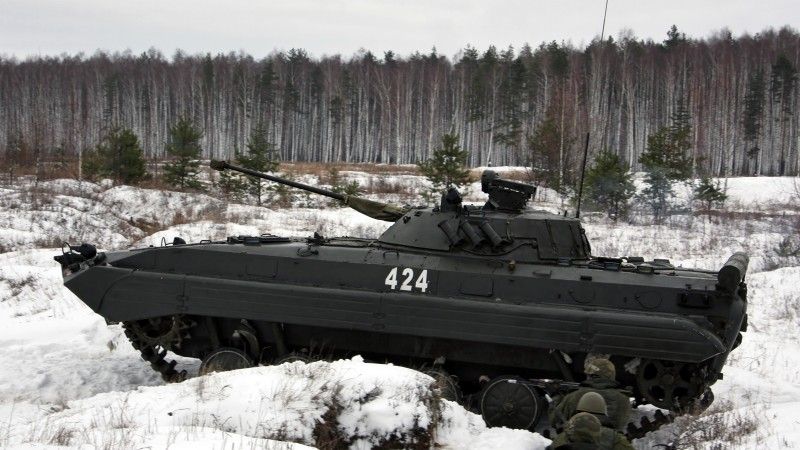 Rosyjski bojowy wóz piechoty BMP-2.
