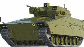 Ciężki BWP – różne fazy powstawania koncepcji i projektu. Widać, jak od projektu wyjściowego z sześcioma parami kół nośnych zmieniała się wizja pojazdu, który ostatecznie ma mieć siedem par kół.