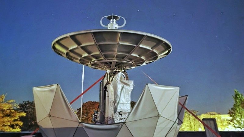 Segment naziemny Centrum Centrum Kontroli Misji Satelitarnych Wojskowej Akademii Technicznej w Warszawie.