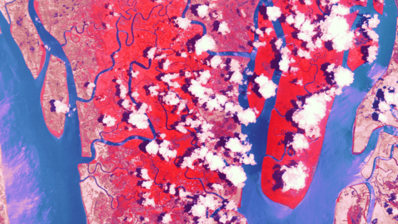 Tropikalne tereny Mjanmy zarejestrowane przez satelitę Intuition-1.