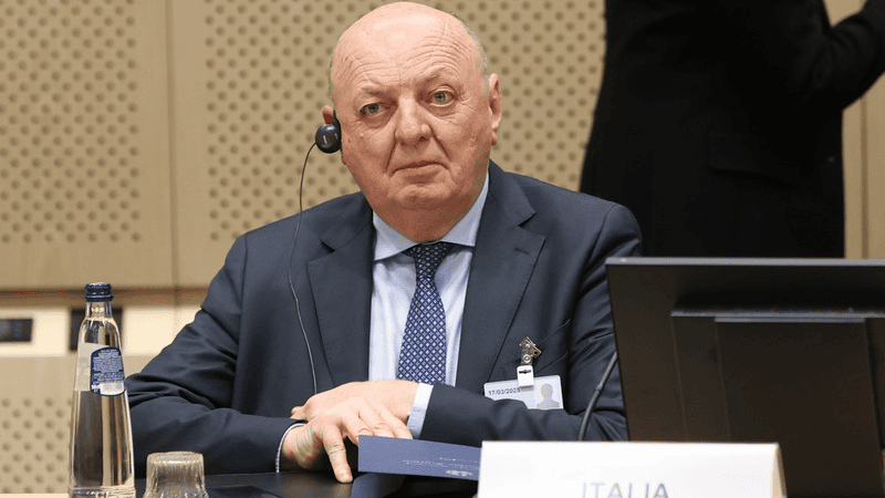 Minister bezpieczeństwa energetycznego i środowiska Włoch Gilberto Pichetto Fratin.