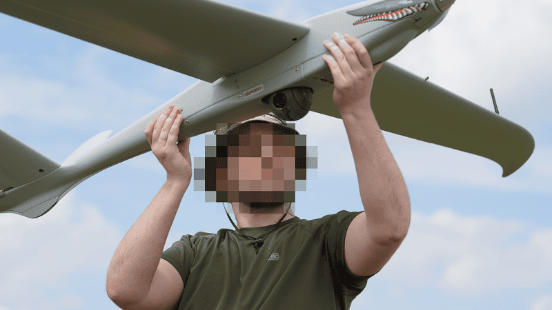 Dron mini-shark