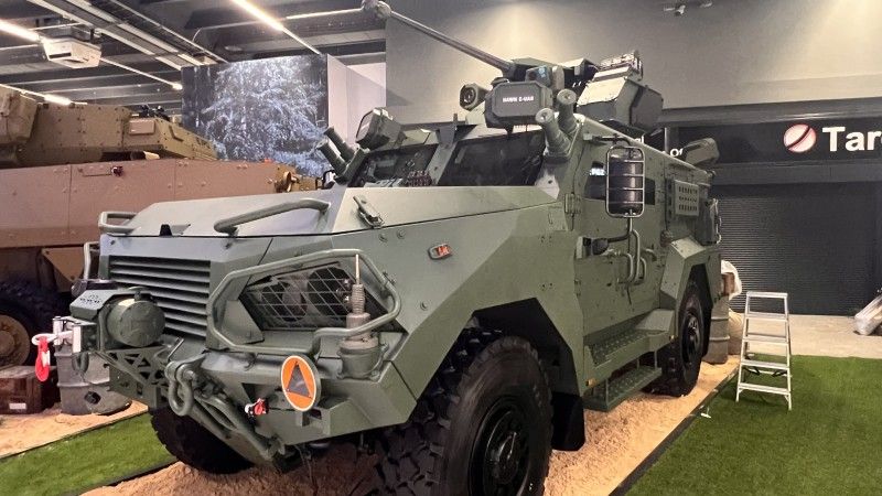 Pojazd Waran z lekką wieżą z armatą 30 mm