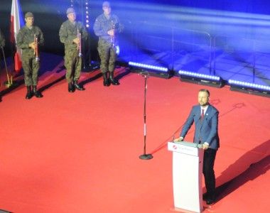 Wicepremier, szef MON Władysław Kosiniak-Kamysz na otwarciu MSPO 2025
