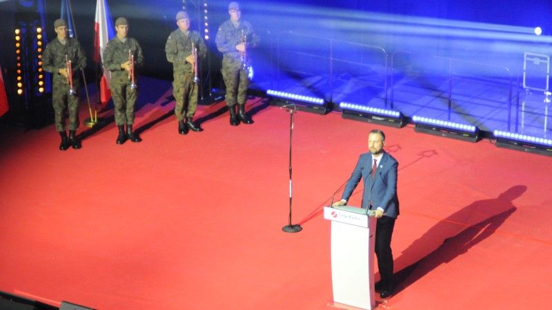 Wicepremier, szef MON Władysław Kosiniak-Kamysz na otwarciu MSPO 2025