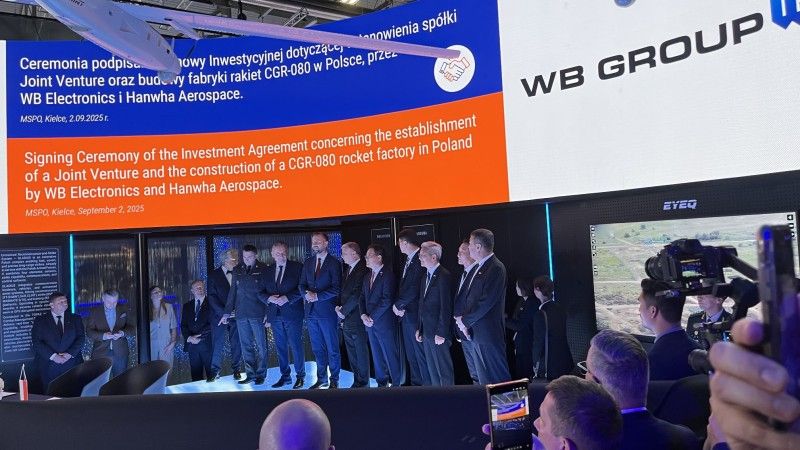 Podpisanie umowy joint venture tworzącej polsko-koreańską spółkę