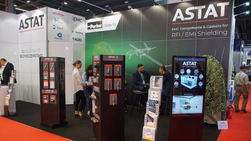 Stoisko firmy ASTAT na MSPO 2025 w Kielcach.