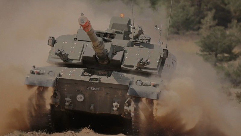 Jeden z prototypów czołgu Challenger 3, w najnowszej konfiguracji zbliżonej do seryjnej.