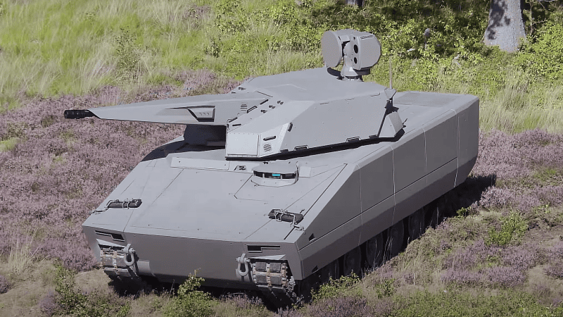 System przeciwlotniczy Skyranger 35 na podwoziu KF41 Lynx.