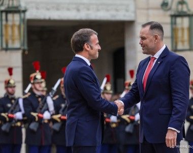 Prezydent Karol Nawrocki i prezydent Emmanuel Macron.