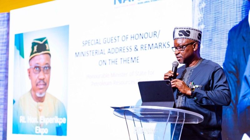 Nigeryjski minister zasobów ropy naftowej Ekperikpe Ekpo.