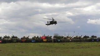 Żelazny Obrońca 25, ćwiczenia, pokaz dla Vipów, Orzysz, 18 Dywizja, Żelazna Brama