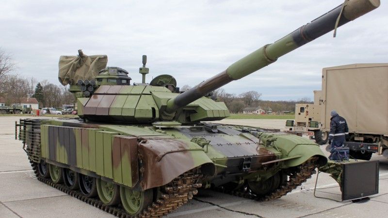 Zmodernizowany czołg podstawowy do standardu M-84AS2.