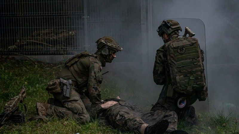 Zdjęcie z ćwiczeń Mil Med Challenge 2025