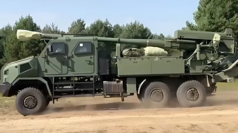 Ukraińska armatohaubica Bohdana w wersji 6.0.