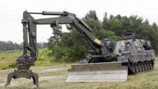 Pojazd inżynieryjny Pionierpanzer 3 Kodiak.