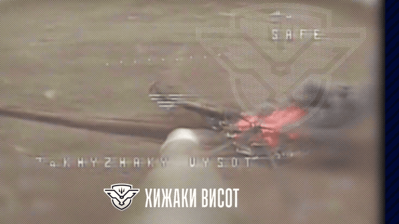 Mi-8 w obiektywie ukraińskiego drona FPV