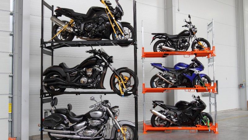 Składowanie motocykli w systemie ARCOM