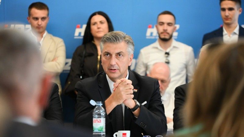 Premier Chorwacji Andrej Plenković.