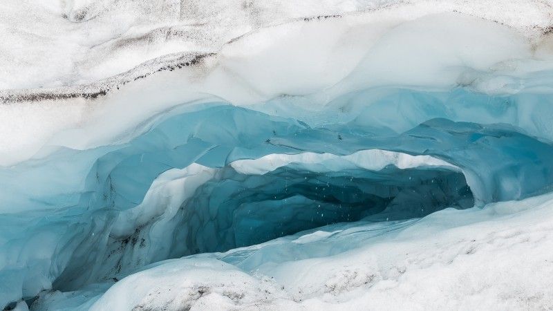 lodowiec, białoniebieski