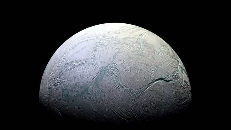 Enceladus, Saturn, księżyc Saturna, kosmos, astronomia, nauka, NASA