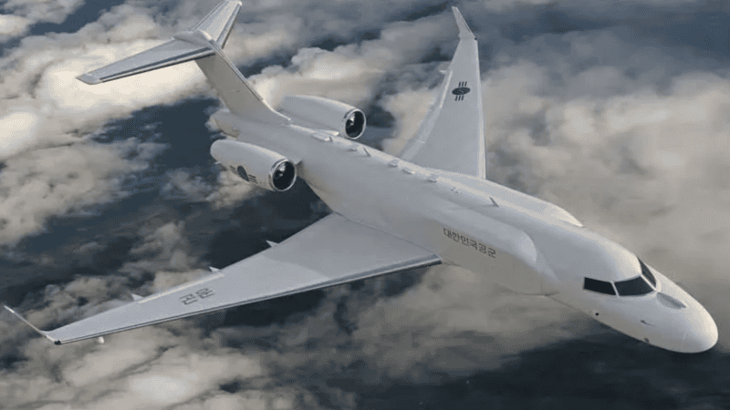 Wizja koreańskiego Bombardiera Global 6500 CAEW