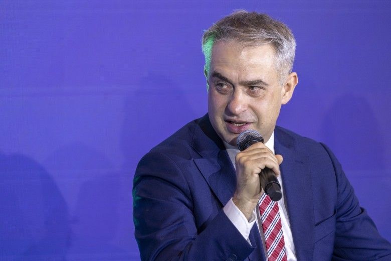 Krzysztof Gawkowski, wicepremier i minister cyfryzacji, podczas Cyber24 DAY.