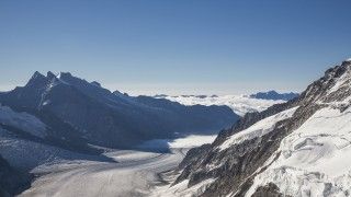 lodowce w Szwajcarii w wysokich górach