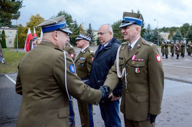 Uroczystość nadania patrona Centrum Wsparcia Systemów Dowodzenia SZ