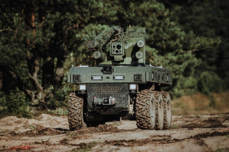 Uniwersalny Nośnik Lądowy UNL w odmianie Goblin podczas ćwiczeń Żelazny Obrońca-25