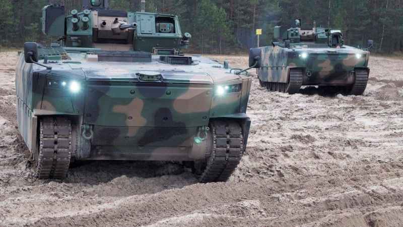 Bojowe wozy piechoty Borsuk.