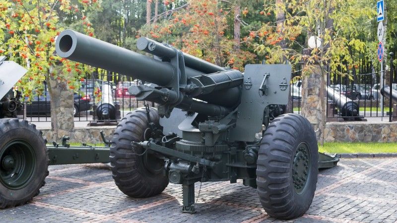 Haubica ciągniona M114 kal. 155 mm (zdjęcie poglądowe).