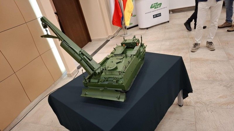 Model wozu zabezpieczenia technicznego Bergepanzer 3A1.
