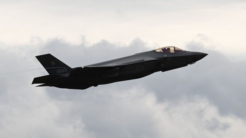 Jeden z polskich F-35A, jeszcze w USA