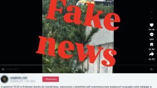 Fałszywa informacja o rzekomym potrójnym zabójstwie dokonanym przez obywatela Ukrainy w Krakowie zyskała ogromną popularność w mediach społecznościowych.
