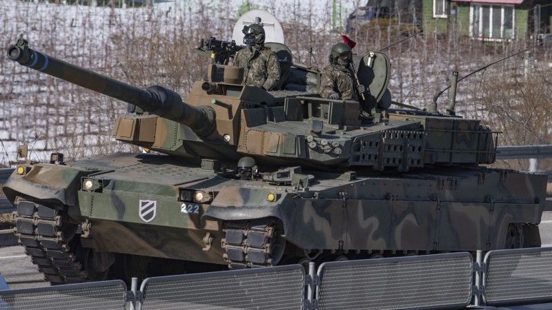 Czołg podstawowy K2 Black Panther Armii Republiki Korei.