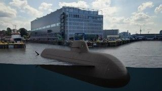 Wizualizacja budowanego obecnie okrętu podwodnego typu 212CD.