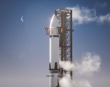 SpaceX, Elon Musk, Starship HLS, rakiety, lądowanie na Księżycu, kosmos, technologie