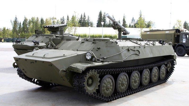 Radziecki rakietowy niszczyciel czołgów 9P149 Szturm-S.