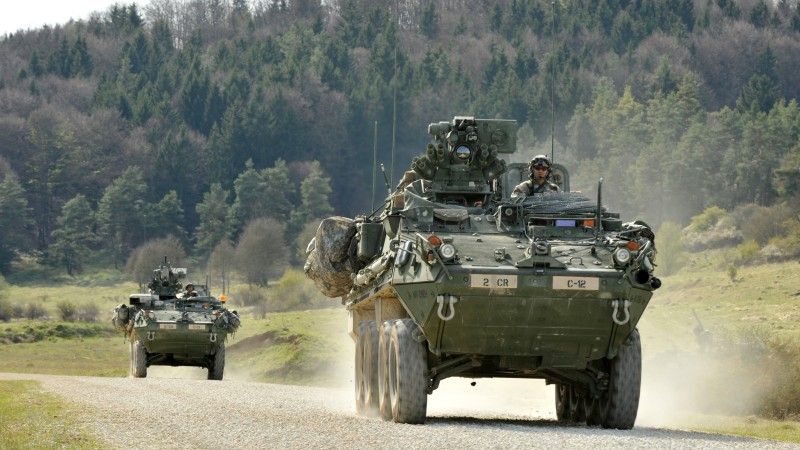 Kołowe transportery opancerzone M1126 Stryker.