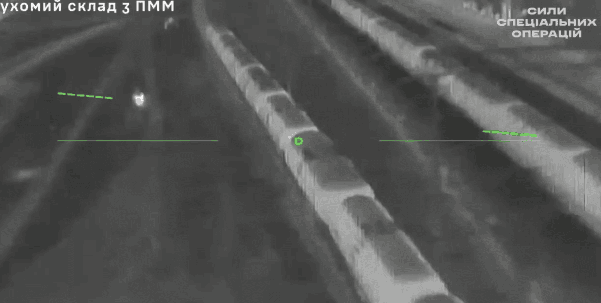 Cysterny płoną na Krymie