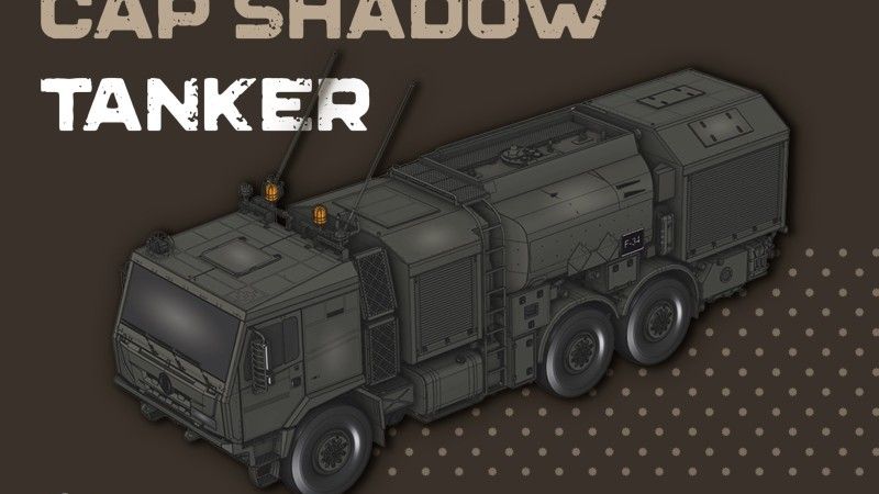 Czeska cysterna wojskowa CAP Shadow Tanker.