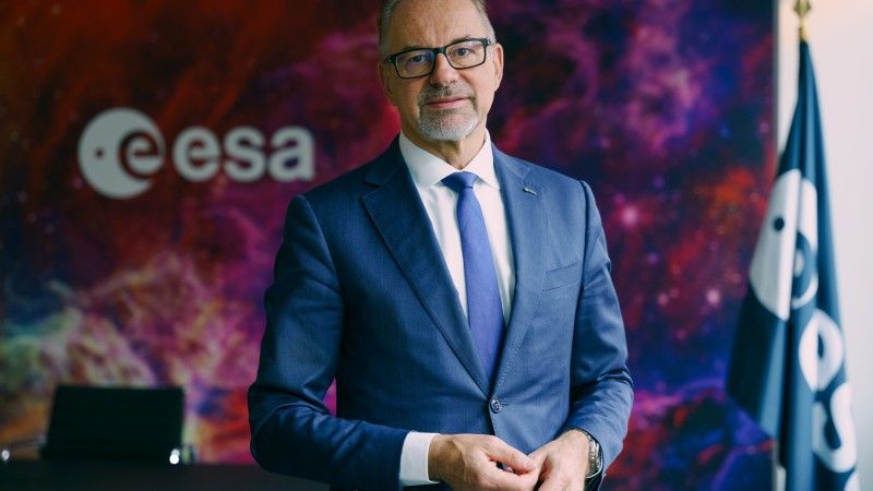 Josef Aschbacher - dyrektor generalny Europejskiej Agencji Kosmicznej.
