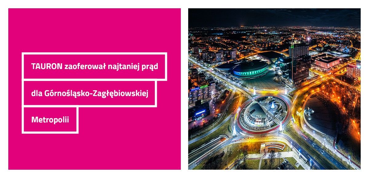 Tauron ponownie zasili Górnośląsko-Zagłębiowską Metropolię
